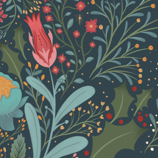 Oh BOY are you lot in for a treat. We've been ordering proofs of our Christmas cards today. We will show a sneak peek because we're not TOTALLY cruel - think... William Morris 🎄🎄