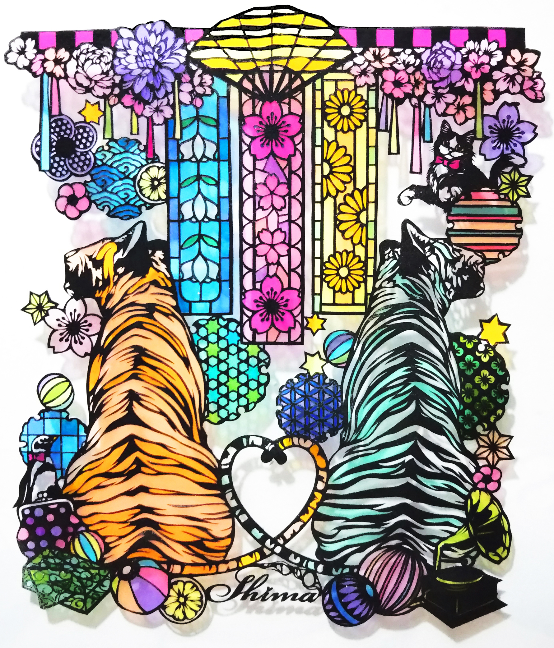 切り絵作家shima 12 7 京都展 おしゃれな大人のなでしこ年賀状22 来年の年賀状デザインを手がけさせていただきました 綺麗 可愛い切り絵をどうぞお手元へ 価格 本体 580円 税10 発売日 21年10月11日 全国の書店 通販にて発売中