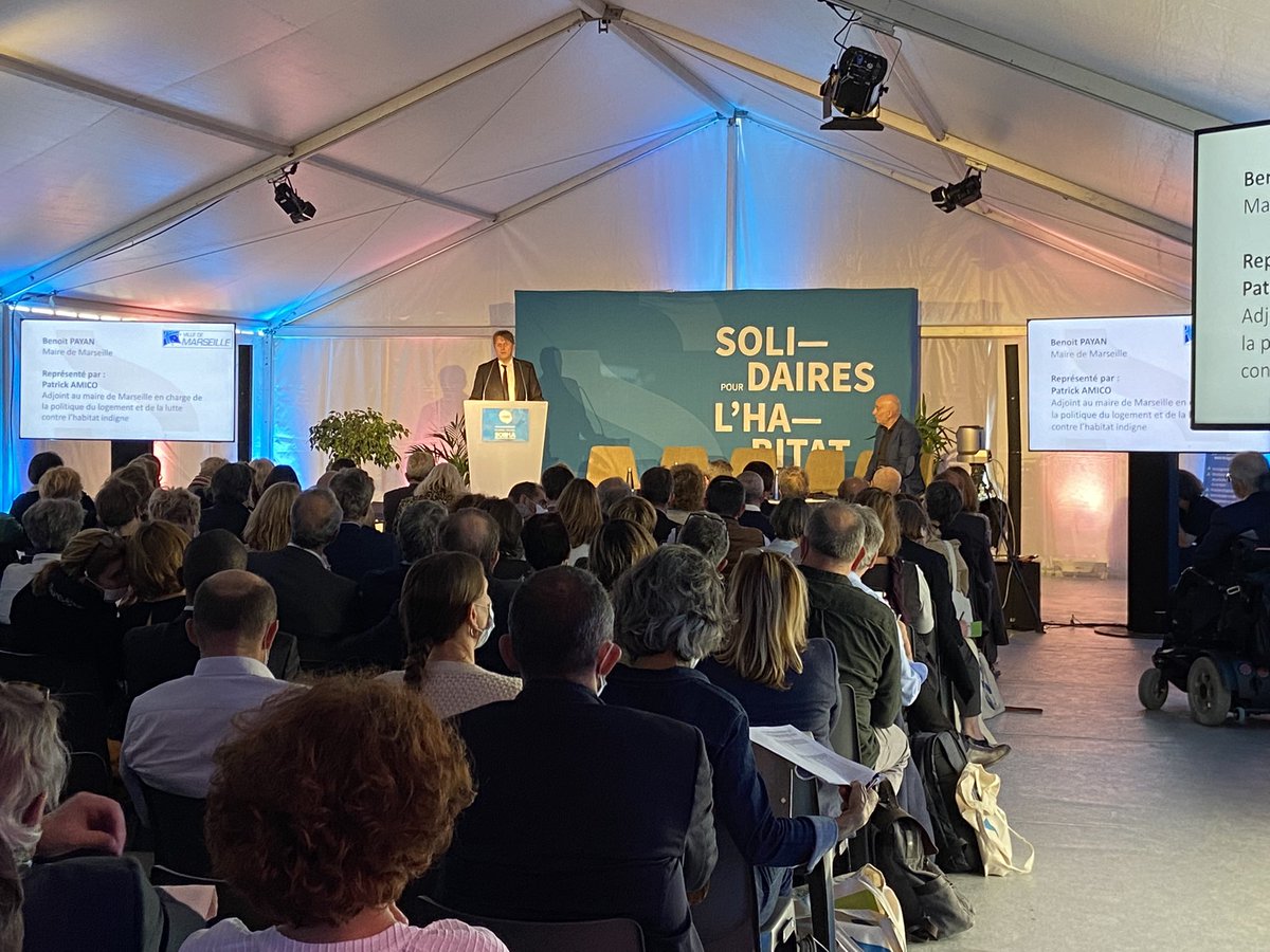 Patrick AMICO, adj au maire de Marseille en charge de la politique du logement et de la lutte contre l'habitat indigne #RencontreSOLIHA #LesClesDeLaSolidarite 
🗣 «Je crois beaucoup au travail que fait #SOLIHA, un opérateur efficace»
➡️ résoudre au mieux à la crise du logement.