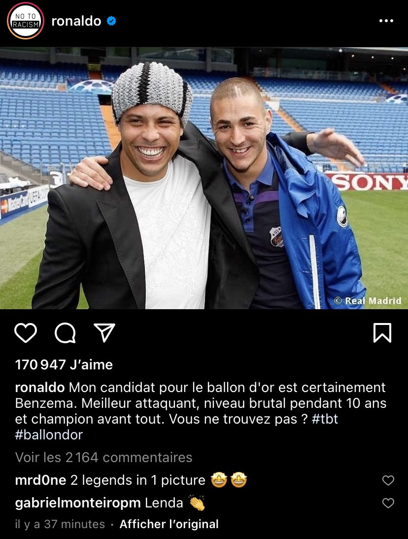 La propagande Benzema ballon d’or est plus que jamais lancée