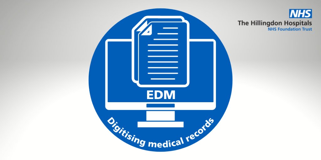 HillingdonNHSFT's tweet photo. Did you know we're working hard to digitise all our patient notes?
This means that soon, when you come to our hospitals you will no longer see a physical paper file - your notes will be held digitally.
#THHEDM #ElectronicDocumentManagement #DigitalNHS https://t.co/KbZ8HzKGd4