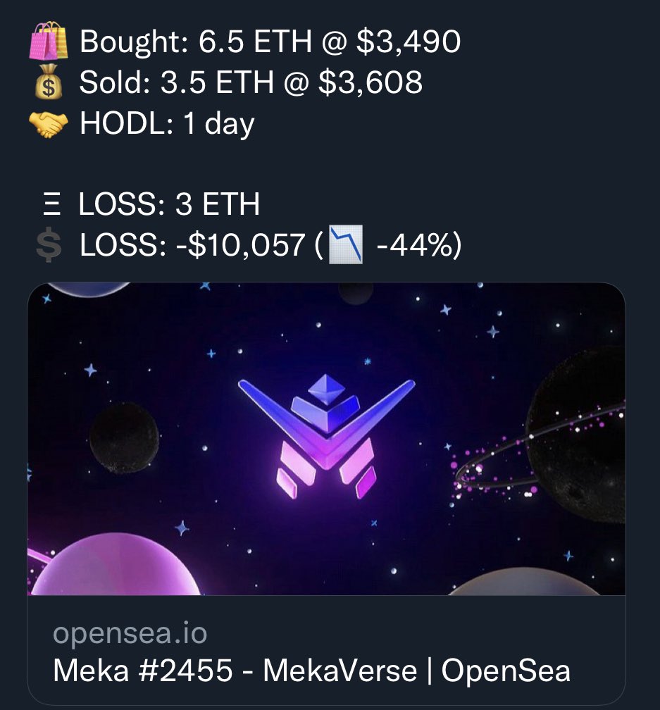 beaniemaxi's tweet photo. Life comes at you fast when you don’t have insider access to the MekaVerse metadata https://t.co/iy104ubKGR