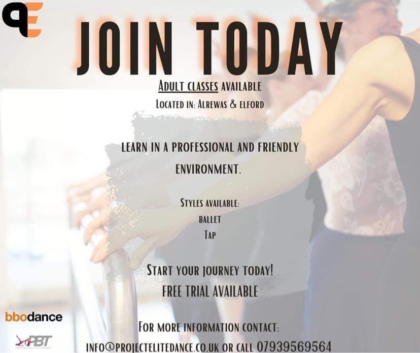 ElfordVHall's tweet photo. 👯‍♀️🩰Don’t forget to get booked into Project Elite Dance Academy There timetable is out. Call 07939569564 for more details. 👯‍♀️🩰@LichfieldLive https://t.co/HgDA8aBqGV