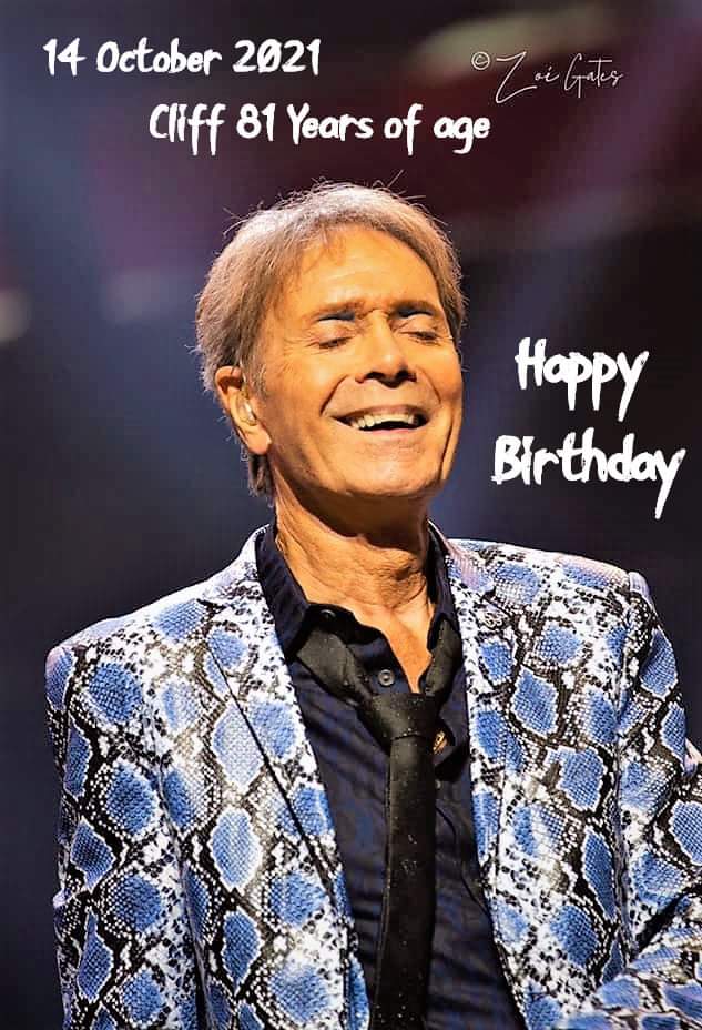 Happy birthday Sir Cliff Richard! Hope you\re still WIRED FOR SOUND!   