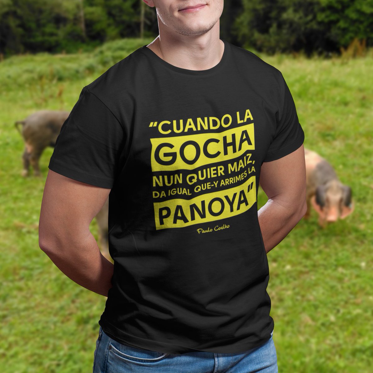 🐷🌽🚫 Toda la sabiduría de Paulo Coelho, en una camiseta. 👕👉 bit.ly/2YPIlTW