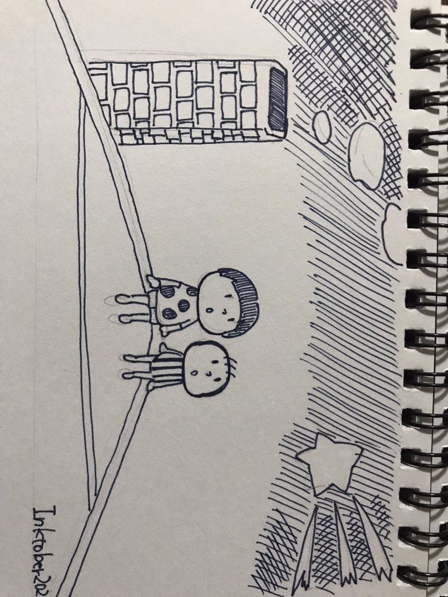 13.屋根
#inktober 
#inktober2021 
#inktober2021day13 