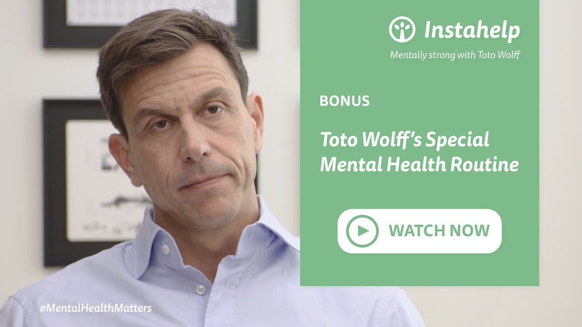 Toto Wolff tem uma clínica psicológica: a InstaHelp.

🗣️: 'Queria um local onde as pessoas obtivessem ajuda de profissionais. Você é colocado em contato com um profissional e pode falar com essa pessoa. Isso era algo  do meu coração. É  apoio psicológico, um nicho importante.'