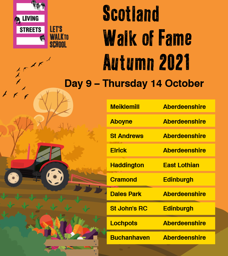 LStreetsScot's tweet photo. Day 9 of the #scotlandwalkoffame and a massive well done to schools across @Aberdeenshire @ELCouncil @Edinburgh_CC for continuing to step out and make it onto the national leaderboard. One more WoF to try for tomorrow before we hang up our shoes for a while.👞👟 https://t.co/60MadHkI65