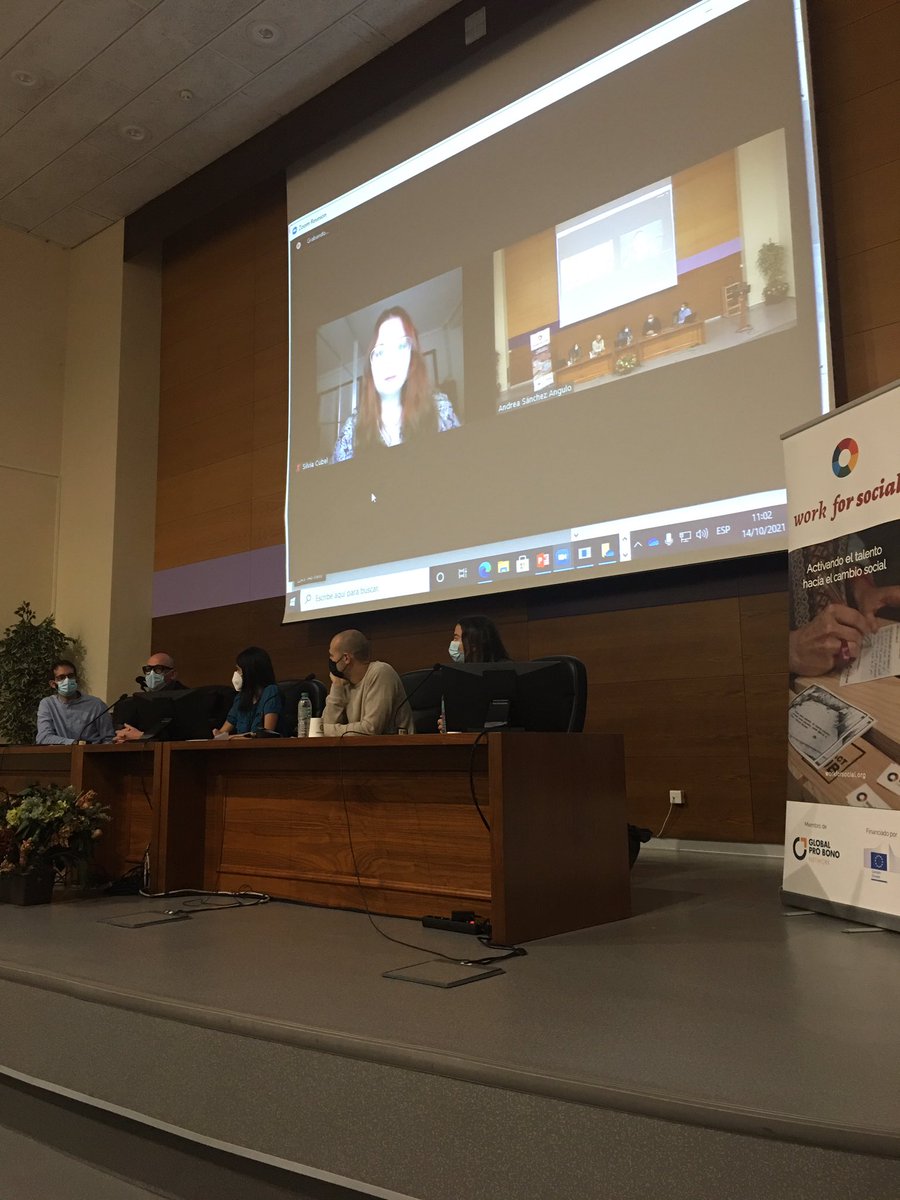 workforsocial's tweet photo. Ha sido un placer co-organizar con la @UAM_Madrid el evento final de @BeeseProject y escuchar las experiencias de #estudiantes #mentores y de la #ONG @dalanotasocial como participantes de proyectos #probono ¡Mil gracias a tod@s por vuestros testimonios! https://t.co/0UceE4oWTH