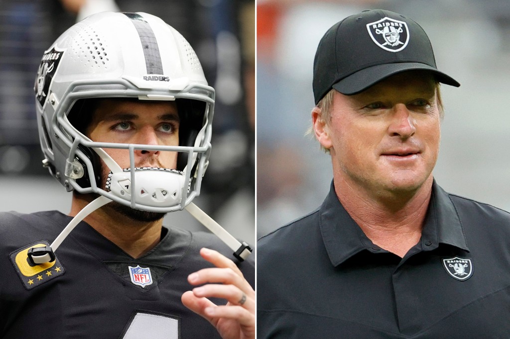 nypost's tweet image. Derek Carr thinks NFL should expose everyone's private emails, not just Jon Gruden's trib.al/vA8QkFW