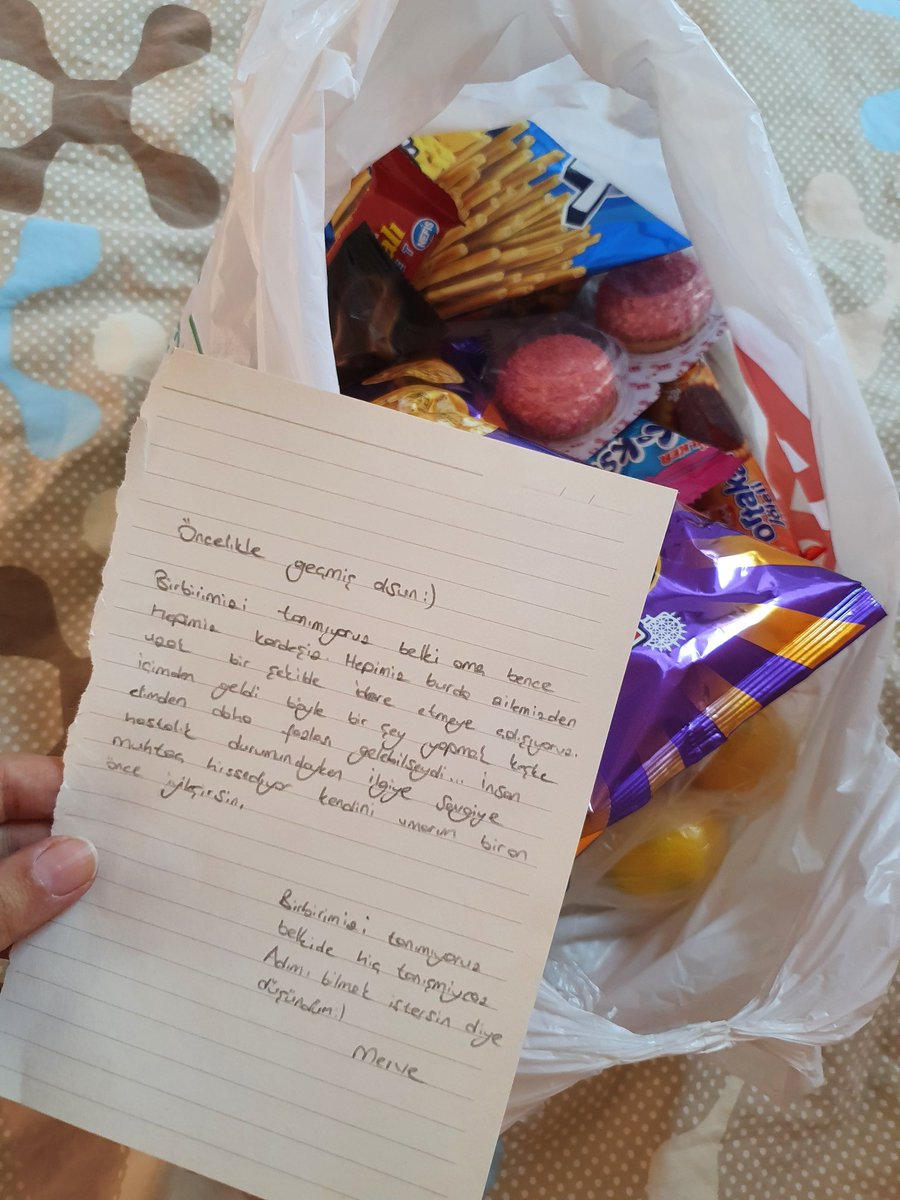 Beklenmedik anda bir doz mutluluk aşılandı. İyi insanlar iyi ki varlar 🥺❤️