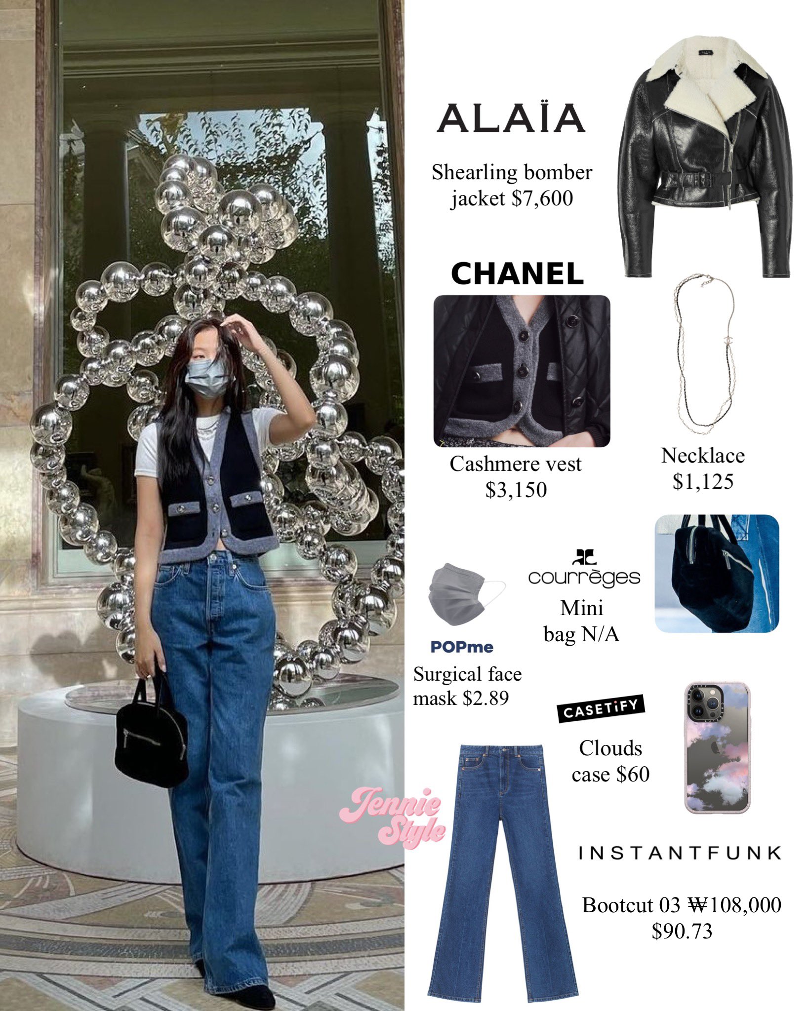 JENNIE's Style on X: 211224 - Jennierubyjane IG update #AcneStudios #Alaia  #Chanel #Jennie #JennieStyle #JennieFashion #Blackpink #제니   / X