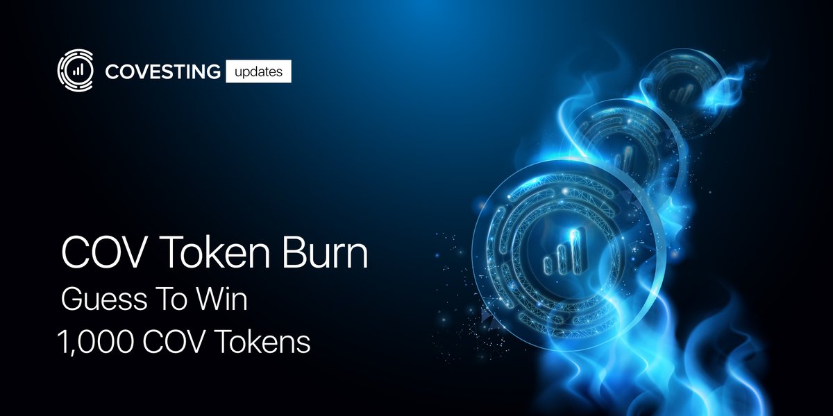 🎉 #COV token giveaway 🥳

To celebrate the up-and-coming COV token burn 🔥 we're giving away 1,000 $COV tokens.

Rules:

✅ Comment below how many tokens will be burned
✅ RT &amp; tag 3 friends

The person with the closest guess wins!