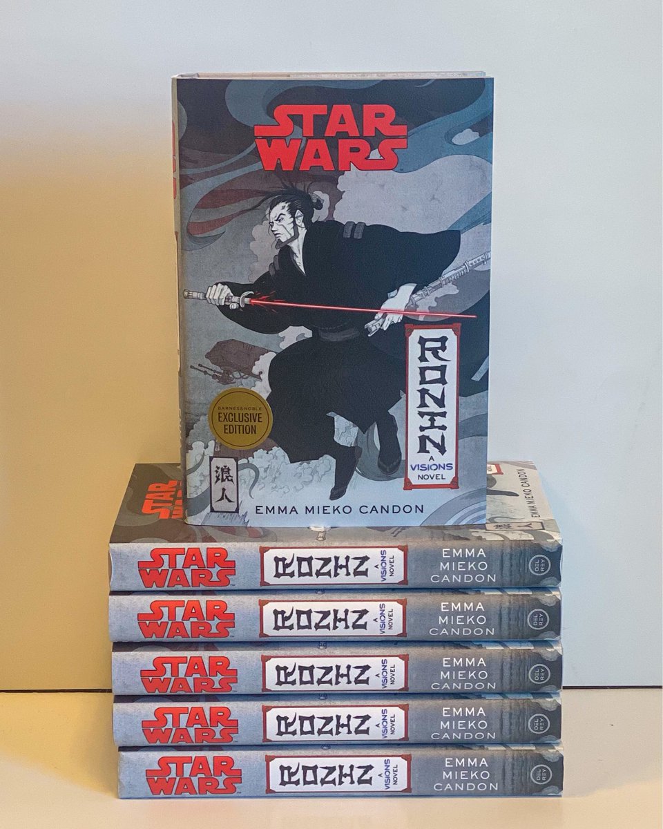 BNBuzzChico's tweet photo. Check out the newest book in the Star Wars universe; Ronin, a visions novel. A mysterious former Sith wanders the galaxy in this stunning Star Wars tale🪐 #Starwars #ronin #barnesandnobleexclusive #Visions #Sith #bnchico #bn #galaxy #epicsaga #adventure https://t.co/l6Pronru9r