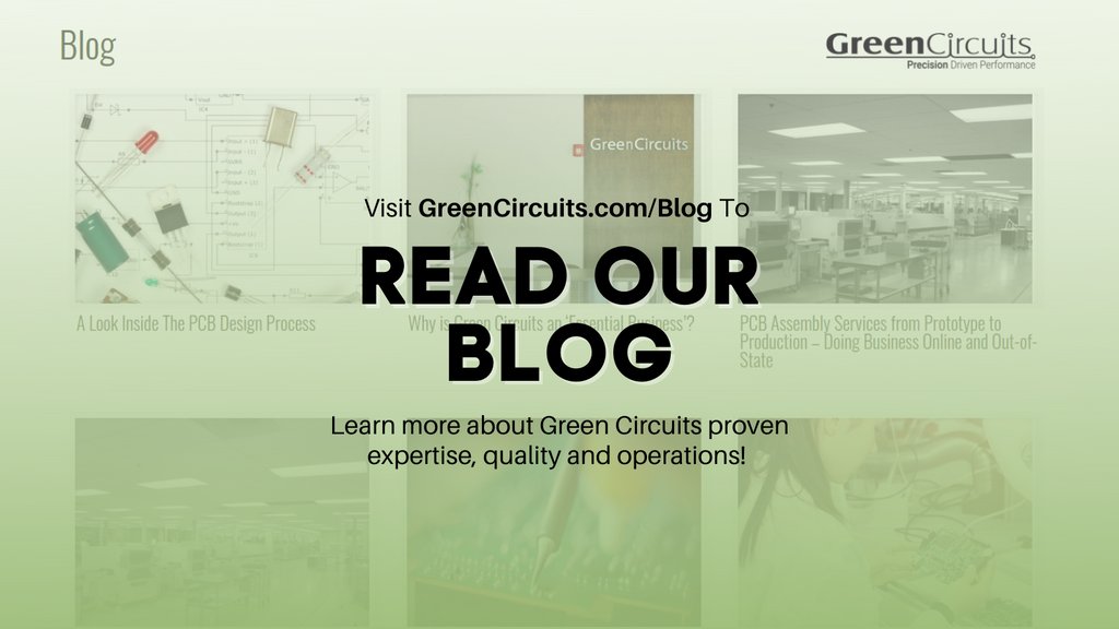 View our blog for a look inside the most recent news in the PCB/PCBA industry. 

greencircuits.com/blog/

#greencircuits #ourblog #newpost #pcba #pcbamanufacturing