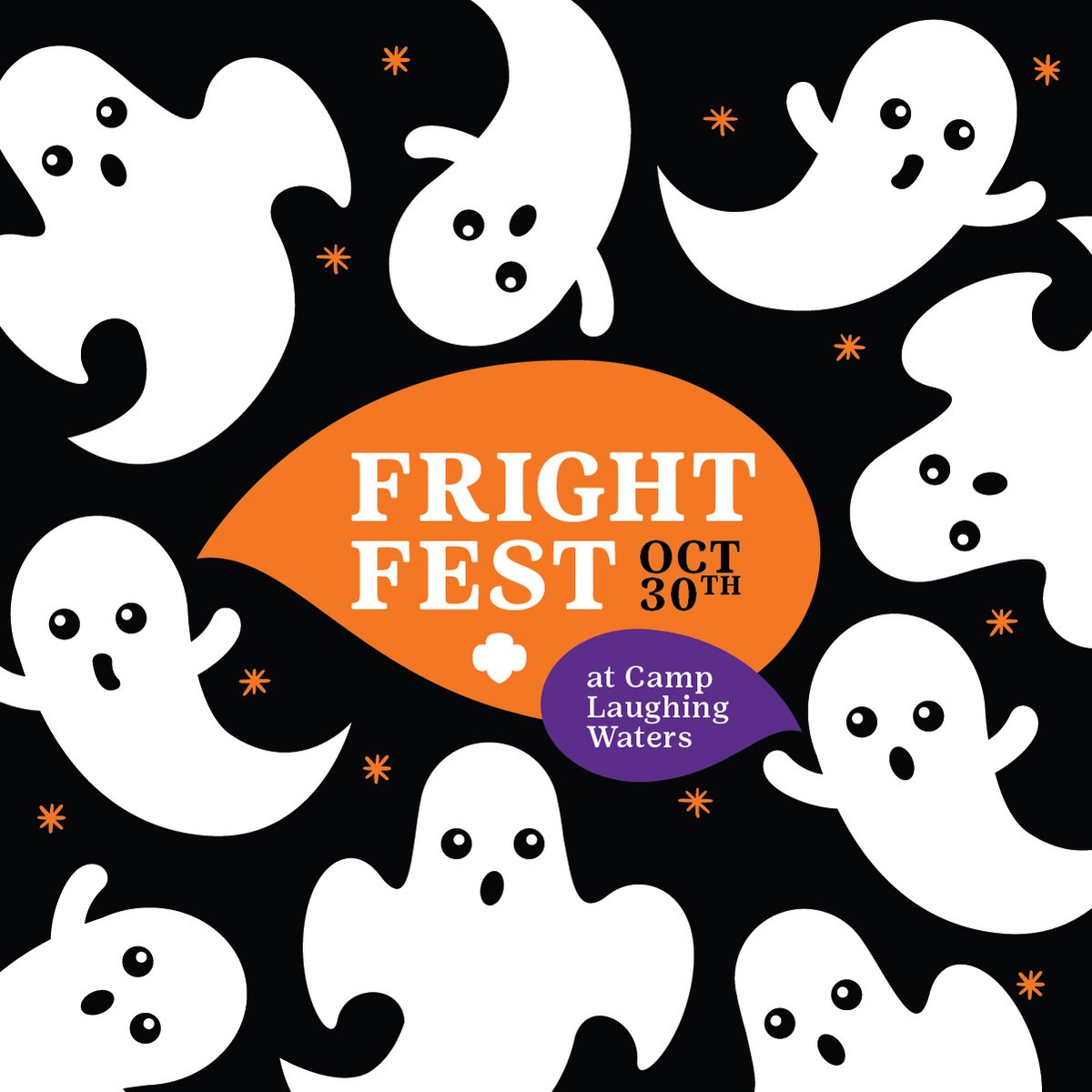 REMINDER: 🎃 Join us at Camp Laughing Waters on 10/30 for an outdoor screening of Casper!👻 Girl Scouts who attend will receive an event patch! Bring the whole family for a night of fun.💚Sign up here: bit.ly/2VIuayM 

Registration closes on 10/23!