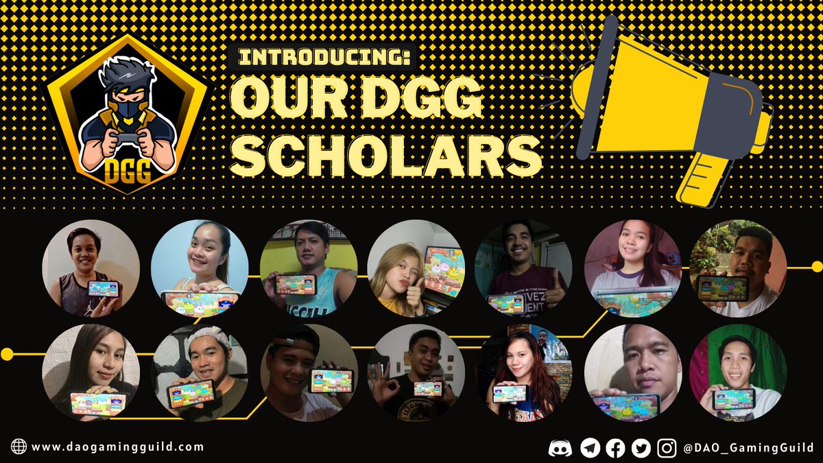 MetaGamingGuild's tweet photo. 2/5 Meet our #DGGScholars 🎉🎉
We are so happy to have you on-board! 🥳😉😎 Together as one full community, let’s keep rockin’ P2E gaming 🤟🏻🎮💰

Be one of us! Join our Discord Server 👉🏻 https://t.co/2hL720hKYD

#DAOGamingGuild #DGG #p2e #nft #gamer #dggscholar #axiescholar https://t.co/YhOs8a9LlE