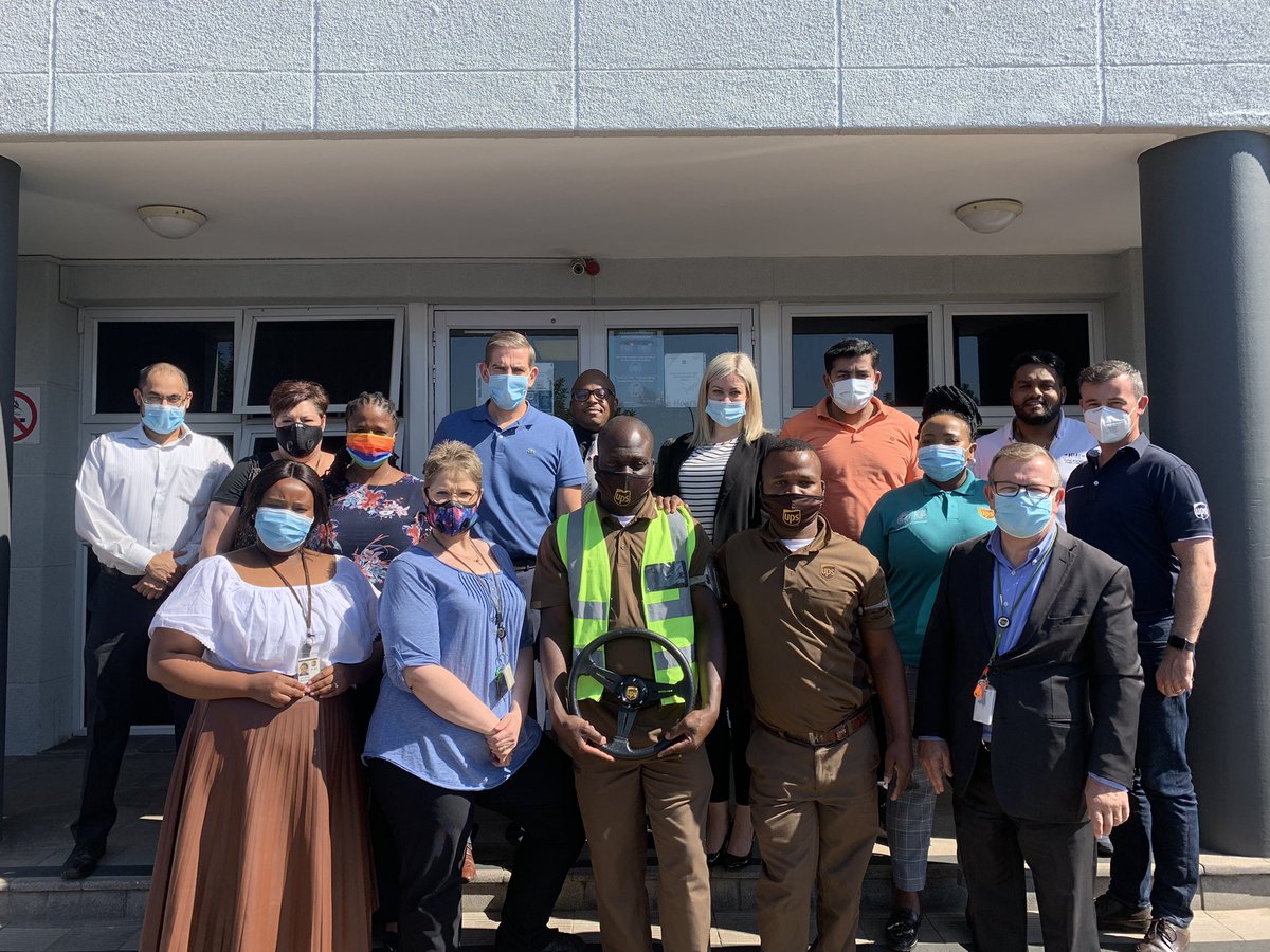 Safety is <a href="/UPS/">UPS</a> core value and the #UPSsafetywheel is carrying this message all over the globe. Today it travels from Johannesburg to Cape Town in South Africa! Great to see how the <a href="/UPSers/">UPSers</a> here embrace #Safety