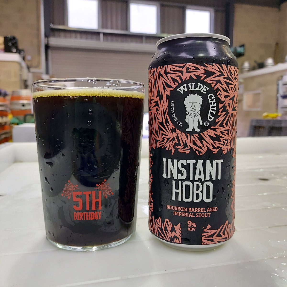 After a 4 year hiatus, it's back. Instant Hobo 9% BARREL AGED BOURBON IMPERIAL STOUT. Available to trade and general public from 9am Monday morning 🍺🔥💪🥳