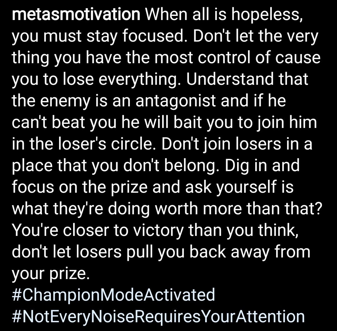 MetasMotivation's tweet photo. #Thursday #Inspiration #Spiritual #God #Motivation #Blessed #New #QOTD #MetasMotivation #Wisdom #Advice #Perspective #Mindset #Positive #PositiveThinking #Affirmations #RealTalk #Champion #Success #Purpose #Victory #Focus #Goals #Faith #MentalHealth #Wellness #Encouragement https://t.co/TMcH33ny2T