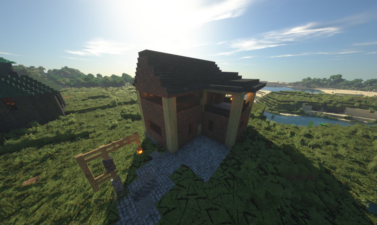 CrackLight01's tweet image. Got all the stand alone homes complete and cleared some space atop a hill ready for a potential idea.
#newstreamer #Minecraft #Minecraftbuilds