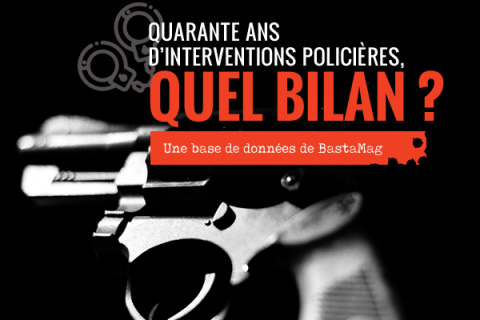 's tweet image. #LaPoliceTue en situation de légitime défense pour elle-même ou pour autrui, mais aussi dans des circonstances troubles, disproportionnées, voire illégalement. La grande majorité de ces interventions sont documentées ici : basta.media/webdocs/police/