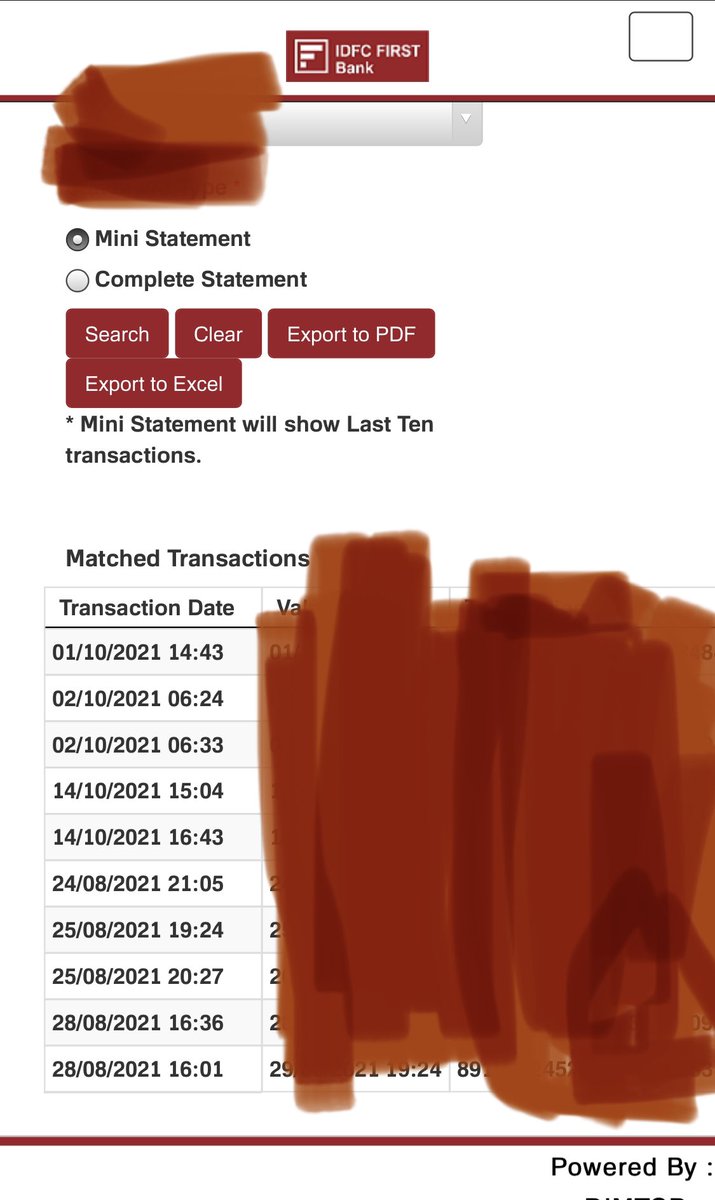 GargYmca's tweet photo. @IDFCFIRSTBank I am confused with Transaction date order in fastag mini statement. https://t.co/DAcxxHLXNv
