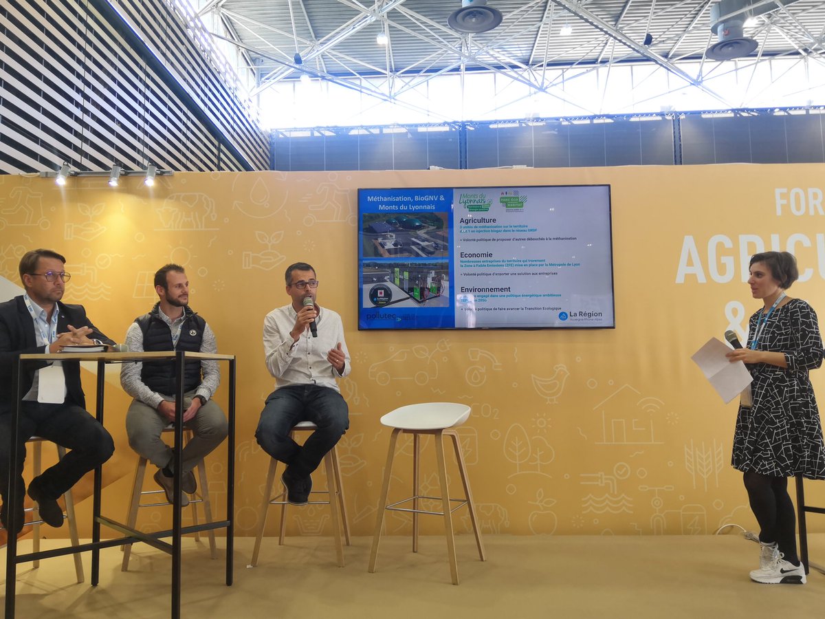Merci à Estelle Schwebel pour l'animation de la table ronde " la #méthanisation, les #déchets au service de la #mobilité" @Monts_lyonnais <a href="/auvergnerhalpes/">Auvergne-Rhône-Alpes</a> <a href="/Prodeval_biogas/">PRODEVAL</a> <a href="/ecovalim/">ECOVALIM</a> #Methamoly <a href="/ademe/">ADEME</a> <a href="/GRDF/">GRDF</a> #GNVolontAir <a href="/Pollutec/">Pollutec 2025</a>