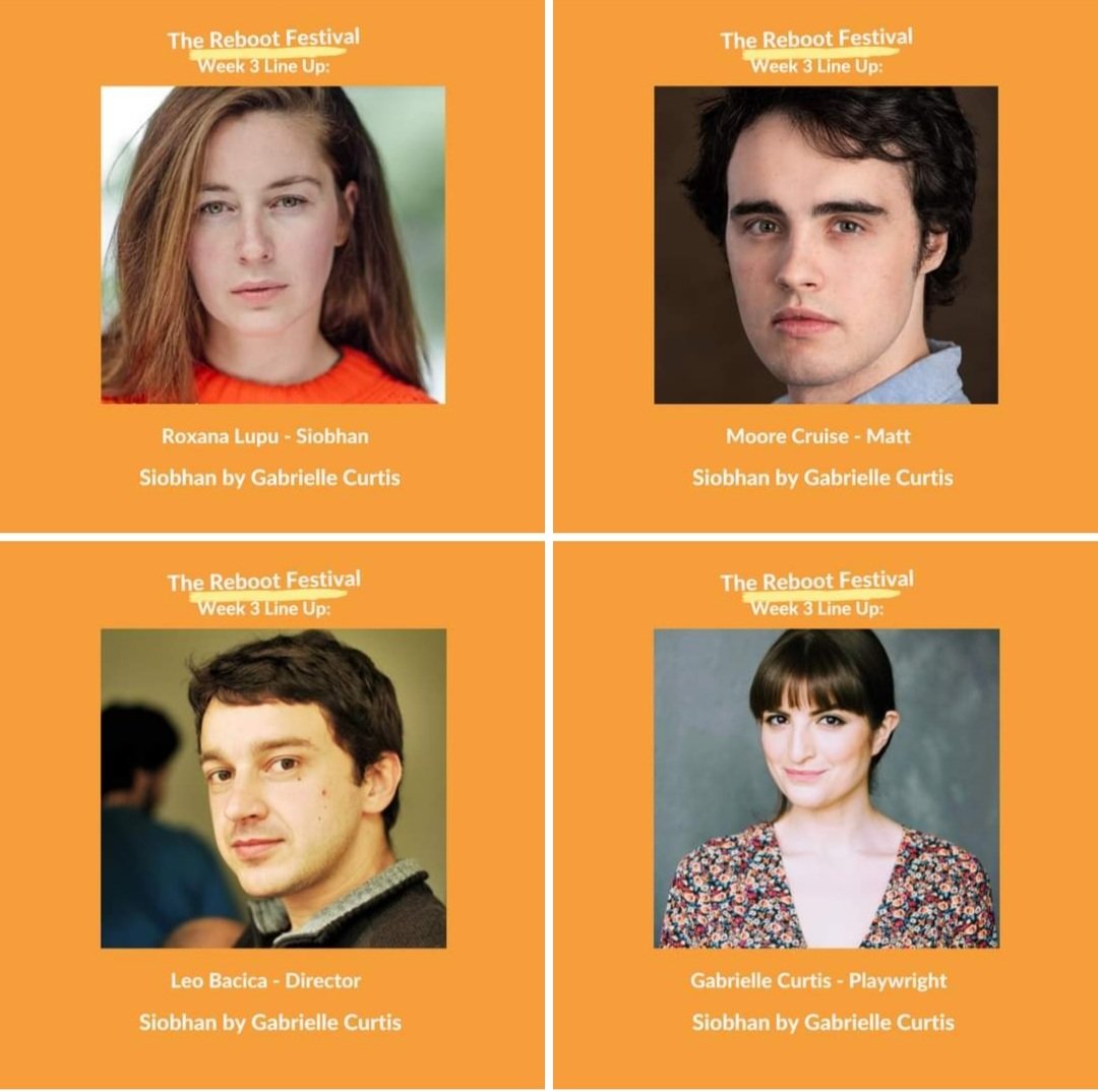 I have a new play on!! 🥳💃🏻🎭 Delighted that my new short SIOBHAN will run for a week of LIVE PERFORMANCES at The Baron's Court Theatre as part of <a href="/KiboProductions/">Kibo Productions</a> Reboot Festival. Can't wait!!!
