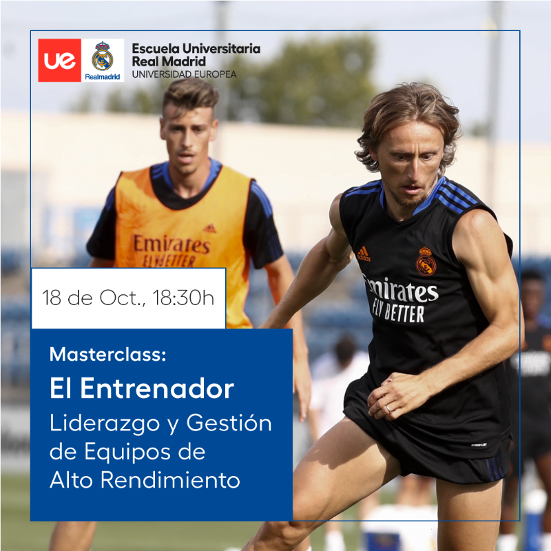 UEuropeaOnline's tweet photo. ¿Te has apuntado ya a esta Masterclass?
"El Entrenador - Liderazgo y Gestión de Equipos de Alto Rendimiento". 
📆 18 de octubre 
⏰ 18:30h. 
✅ Online y gratuita 👇  @RealMadridUE