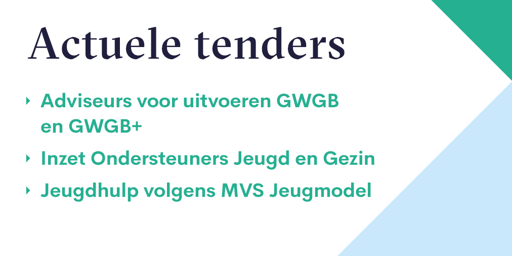 De jeugd is de toekomst! Wie helpt ze op weg? Deze week jongeren en jeugdhulp in ons #tenderalert:
@PO_Raad zoekt adviseurs: bit.ly/2YRXVPb 
<a href="/GemWkwartier/">Gemeente Westerkwartier</a> zoekt ondersteuners: bit.ly/3j3MsD8 
<a href="/Gem_Maassluis/">Gemeente Maassluis</a> zoekt samenwerkingspartners: bit.ly/3BGhqZi