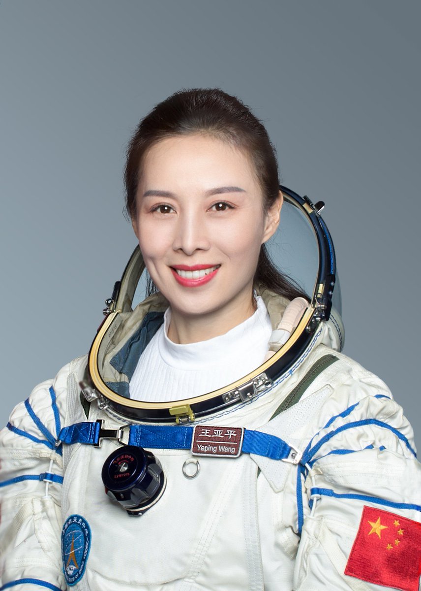 ALPTFQ's tweet photo. Wang Yaping is China's second female astronaut to participate in a spaceflight and was a member of the Shenzhou X mission in June 2013. She will become the first Chinese woman to enter the Tiangong space station and conduct a spacewalk. https://t.co/QKzxvb3ilF https://t.co/LpbexQQFNu
