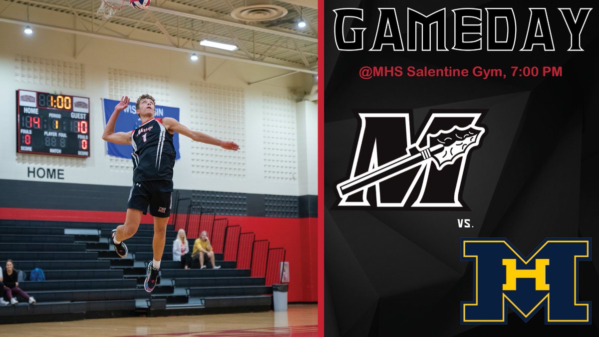 Come cheer on our Warriors! The 4th ranked Warriors face off against 2nd ranked Marquette in their final regular season match. We'll see you in the Salentine Gym at 7:00 PM tonight for this showdown!