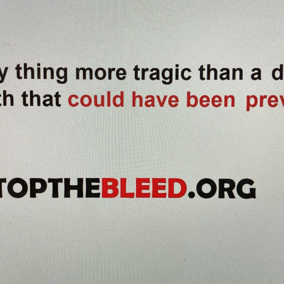 Great start to the morning by Dr. Gestring giving the Dr. John Pryor Memorial Lecture. Updates on national efforts for Stop the Bleed — and staying on track during a pandemic. 
#PTSF2021