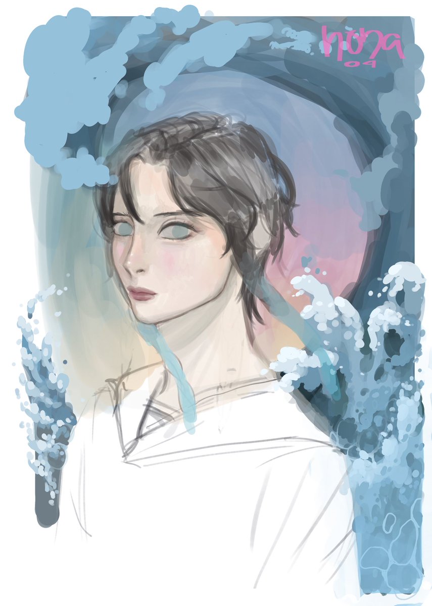 NNONA040's tweet photo. where the wind meets the sea (wip) #venti #ventifanart #genshinimpactfanart https://t.co/izgoFQEctD