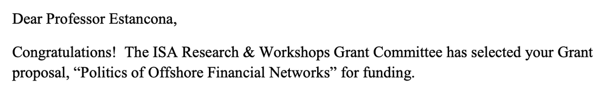 clestancona's tweet photo. This makes my little IPE heart (shhh, don't tell the conflict scholars) happy! Excited to work on offshore finance with a great group of folks and my co-organizer, @menevisc! https://t.co/6e9rLjjjuP
