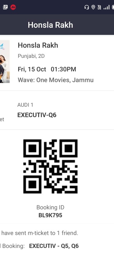 JiveshDhar11's tweet photo. @diljitdosanjh Booked paji #honslarakh #waitng 1 : 30 slot. #looking awesome #HonslaRakhShehnaaz #HonslaRakhTrailer #SonamBajwa https://t.co/hbq8sMCfdN