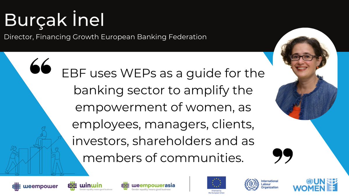 Grateful for your presence @burcak_inel from the @EBFeu and for your invaluable insights. 👉🏽If you missed the session - watch it here 'Powerful Alliance building a better future for women across the world' live: unwo.men/Beh450GqZbb #WeEmpower #WeEmpowerAsia #WEPs W/🇪🇺