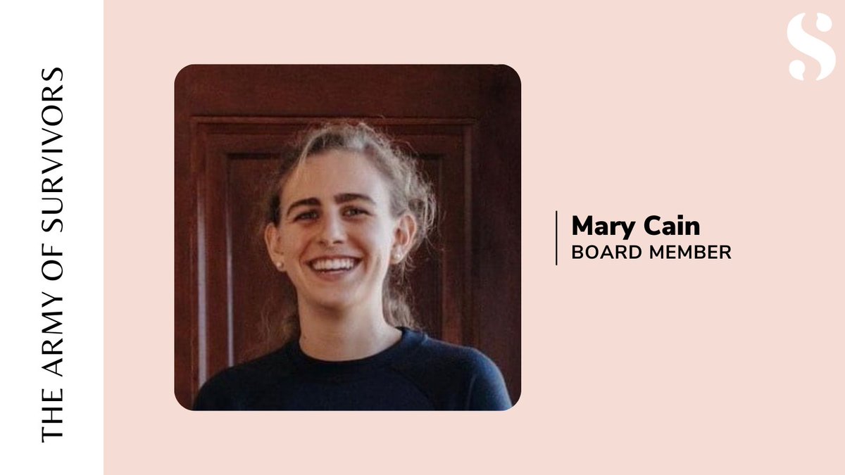 We are so excited to announce our newest board member: <a href="/runmarycain/">Mary Cain</a>! 💙

Mary is a pro runner &amp; founder of <a href="/atalantaNY/">Atalanta NY</a>, a nonprofit that employs female runners to mentor young girls while training to race professionally 🏃‍♀️