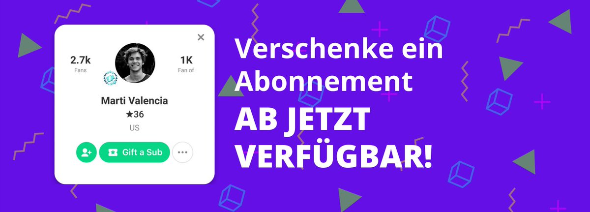YouNowDeutsch's tweet photo. Ihr habt gefragt und wir machen's möglich! Ab heute können User über Web Abonnements an andere User verschenken. https://t.co/jwzOyayf9h