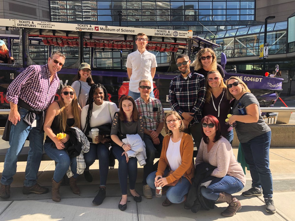 PolygonGroupUS's tweet photo. It was a perfect #Boston day to spend with colleagues outside of the office. After the past year of remote everything, it's great to get our national finance team together for in-person meetings, training, and bonding. #PolygonPeople make Polygon strong. 

#TeamBuilding https://t.co/fdTyL9YFMK