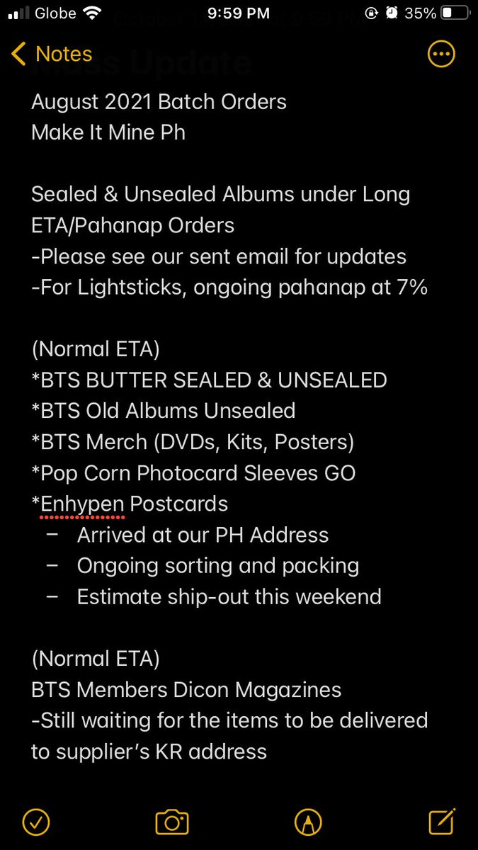 MakeItMine_PH's tweet photo. [#M8M_Updates]

Mass update as of October 14, 2021 ☺️💖

Kindly refer to the attached photos for our updates. Thank youuu 🙏 https://t.co/NdcAYtyzVG