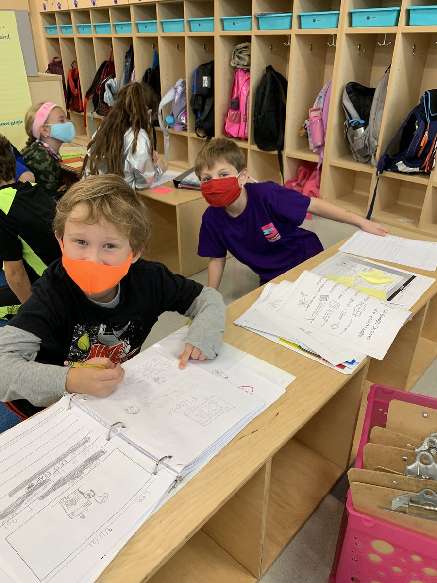 chfreeland's tweet photo. Getting ready for our Writing Celebration by putting finishing touches on our personal narratives! #cheetahstrong #cherokeeinspires https://t.co/3ehrHFeP8s