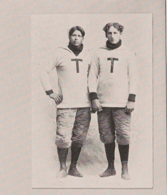 BON_SBNation's tweet photo. The first Oklahoman to play for @TexasFootball made his Longhorn debut 125 years ago next week. Joseph Maytubby was a lawyer, civic leader, member of the @ChickasawNation, and a football star at both UT and @DukeU. Read about his remarkable life here: https://t.co/9gzKwnMSGL https://t.co/w3w7O42VNn