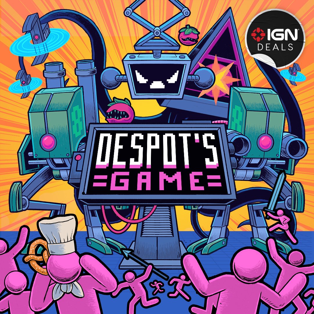 🚨GIVEAWAY🚨 

5 winners will receive a key bundle of Despot’s Game + Despotism 3k to celebrate Despot's Game Steam Early Access for PC 👾

how to enter:
👉🏻 retweet this tweet
👉🏻 follow @igndeals @Despotism_3k @tinybuild

terms &amp; conditions: bit.ly/3mMULnW