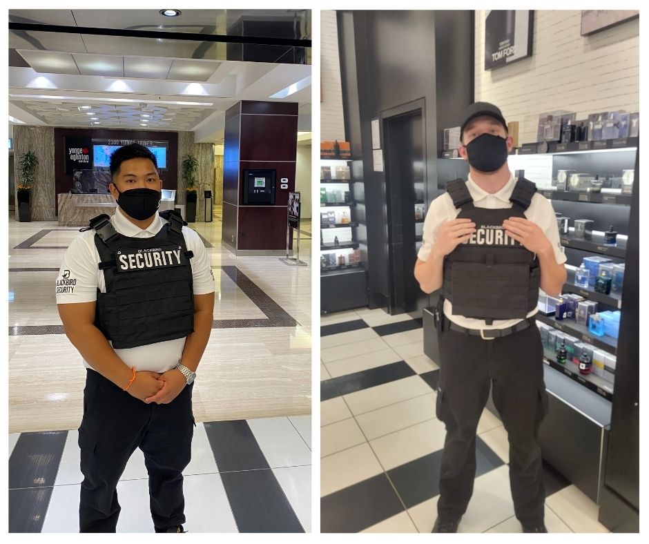 Blackbirdsecur1's tweet image. Two of our Toronto tactical guards, MJ Jugueta and Kyle Bastien are pictured live on duty. Learn about why Blackbird Security should be your Toronto Security Company: bit.ly/2XXBibd

#TorontoSecurity #TacticalGuards