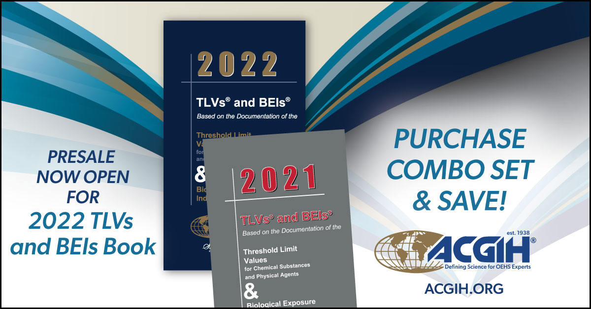 ACGIH® on Twitter "The 2022 TLVs and BEIs Book is now available for