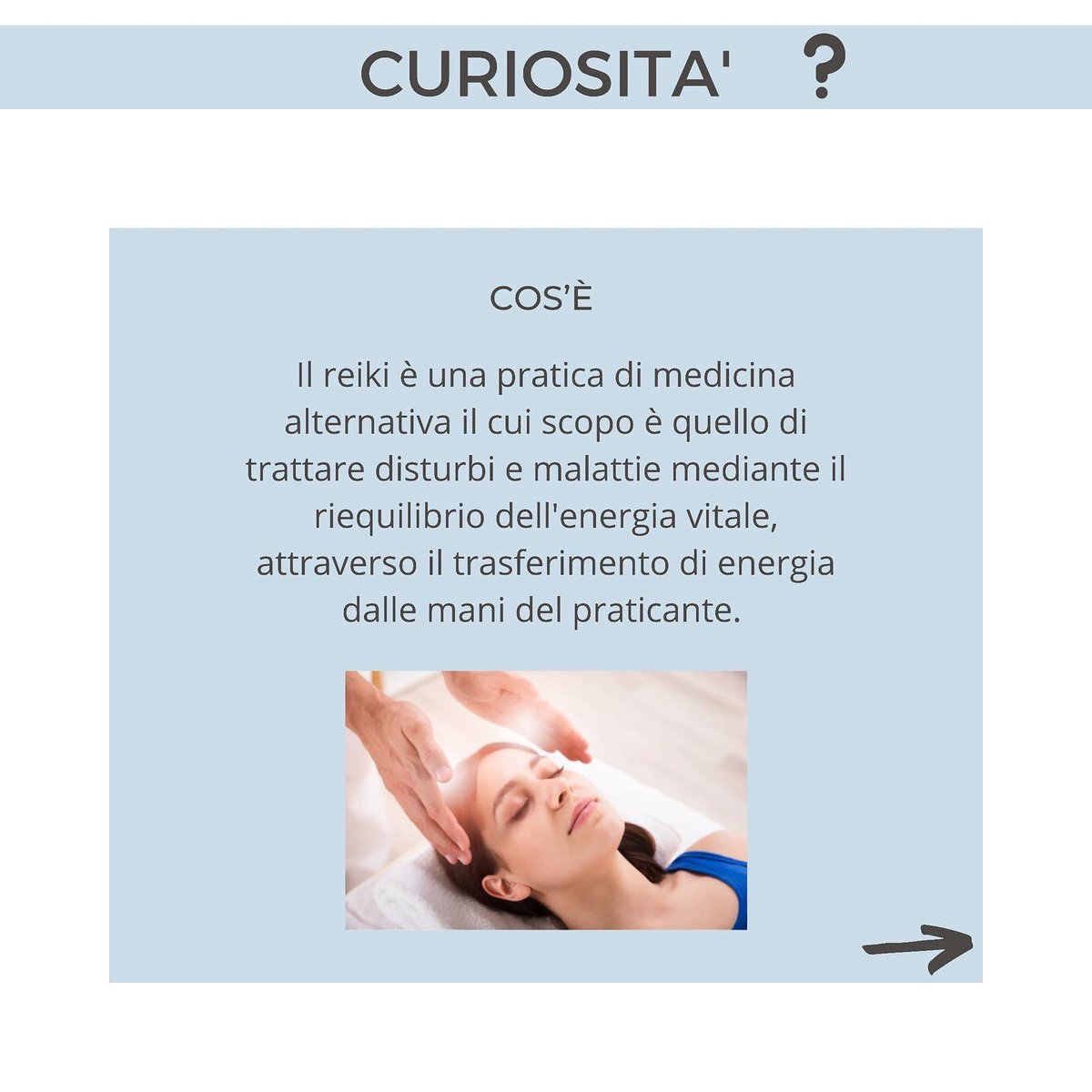 NaturopataMSB's tweet photo. 💆🏻‍♀️Reiki

🙌🏻Derivante dalle parole "rei" (spirituale) e "ki" (energia vitale), il massaggio reiki viene considerato come una pratica spirituale utilizzata come forma di trattamento terapeutico alternativo. https://t.co/ApbwtYHwAF