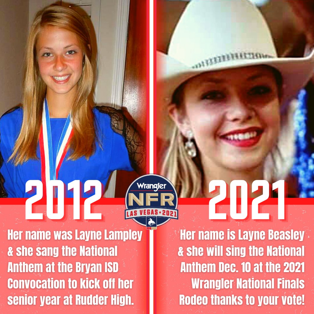 BryanISD's tweet photo. Layne will sing the national anthem 5 p.m. tomorrow (Oct. 15) at Rudder High School before @RudderVball's homecoming match against Magnolia West!

#BryanProud #TalentedGrads #rltw https://t.co/2BnEwayYkX