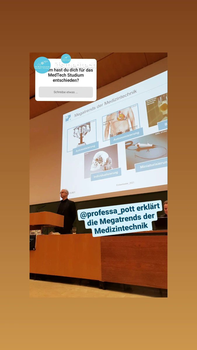 professa_pott's tweet photo. Studienstart Medizintechnik Tübingen und Stuttgart! https://t.co/Y93vX8p7E6